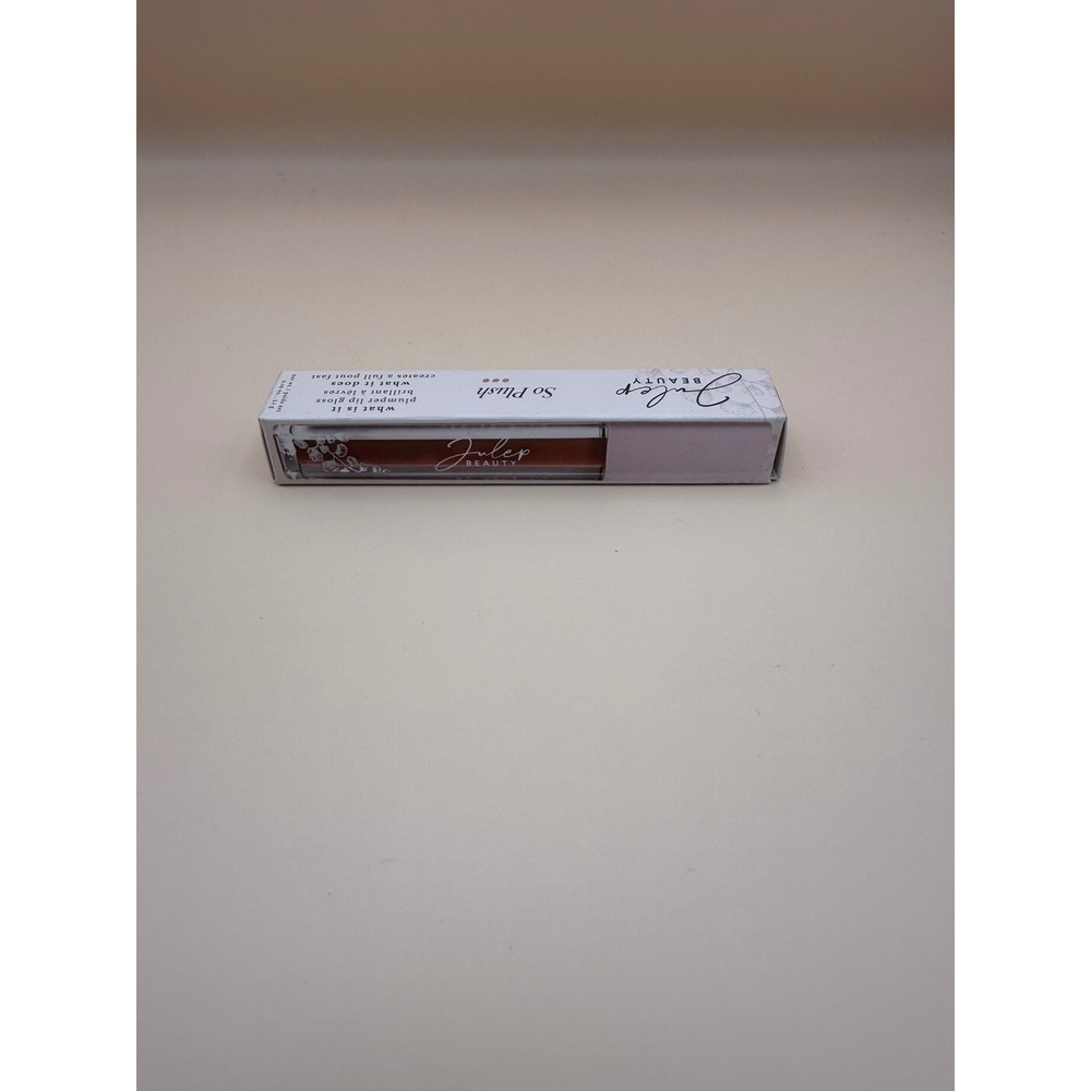 Julep Beauty So Plush Plumping Lip Gloss Chill Mode 0.10oz Hydrating NEW